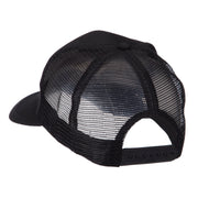 Veteran Embroidered Military Patched Mesh Cap