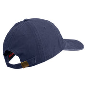 U.S. Army 29th Infantry Brigade Combat Team Embroidered Washed Solid Pigment Dyed Cotton Twill Brass Buckle Cap - Navy OSFM