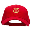 Lyre Embroidered Low Profile Cap - Red OSFM