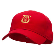 Lyre Embroidered Low Profile Cap - Red OSFM