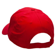 Lyre Embroidered Low Profile Cap - Red OSFM