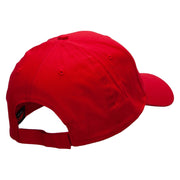 Lyre Embroidered Low Profile Cap - Red OSFM