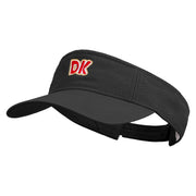 Mario DK Donkey Embroidered Pro Style Cotton Twill Washed Visor - Black OSFM