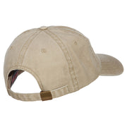 Veteran Flag Embroidered Washed Cap