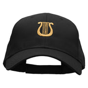 Lyre Embroidered Low Profile Cap - Black OSFM