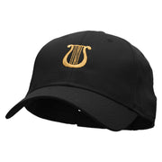 Lyre Embroidered Low Profile Cap - Black OSFM