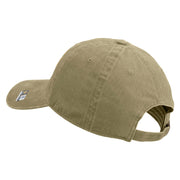 U.S. Army 29th Infantry Brigade Combat Team Embroidered Washed Solid Pigment Dyed Cotton Twill Brass Buckle Cap - Khaki OSFM