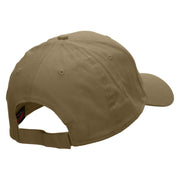 Lyre Embroidered Low Profile Cap - Khaki OSFM