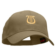 Lyre Embroidered Low Profile Cap - Khaki OSFM