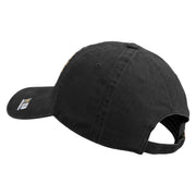 U.S. Army 29th Infantry Brigade Combat Team Embroidered Washed Solid Pigment Dyed Cotton Twill Brass Buckle Cap - Black OSFM