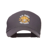 US Navy Retired Circle Symbol Embroidered Cap