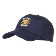 US Navy Retired Circle Symbol Embroidered Cap