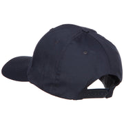 Veteran Silver Flag Embroidered Twill Cap