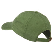 Virginia State Map Embroidered Washed Cotton Cap