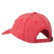 Bon Voyage Ship Embroidered Washed Cap