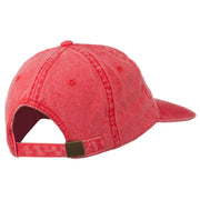 Bon Voyage Ship Embroidered Washed Cap