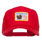 US Veterans Day Flag Patched Cap