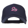 Love Heart Embroidered Cotton Cap