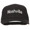 Nashville Embroidered Solid Cotton Pro Style Cap