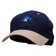 K-Movie Embroidered Low Profile Cap - Khaki-Navy OSFM