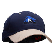 K-Movie Embroidered Low Profile Cap - Khaki-Navy OSFM