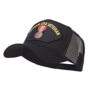 Vietnam ERA Veteran Patched Mesh Cap