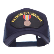 Vietnam ERA Veteran Patched Mesh Cap