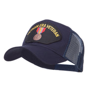 Vietnam ERA Veteran Patched Mesh Cap