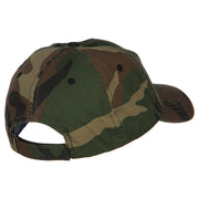 Vietnam Campaign Ribbon Embroidered Enzyme Camo Cap