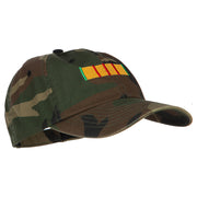 Vietnam Campaign Ribbon Embroidered Enzyme Camo Cap