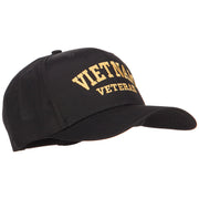 Vietnam Veteran Letters Embroidered Twill Cap