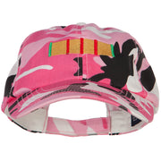 Vietnam Campaign Ribbon Embroidered Enzyme Camo Cap