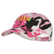 Vietnam Campaign Ribbon Embroidered Enzyme Camo Cap