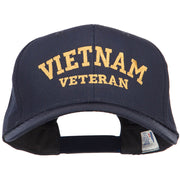 Vietnam Veteran Letters Embroidered Twill Cap