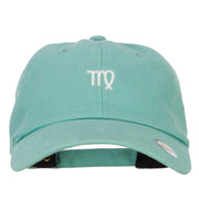 Virgo Zodiac Sign Embroidered Unstructured Cap