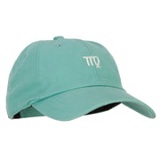 Virgo Zodiac Sign Embroidered Unstructured Cap