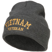 Vietnam Veteran Embroidered Long Beanie