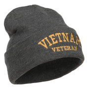 Vietnam Veteran Embroidered Long Beanie