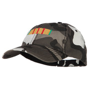 Vietnam Campaign Ribbon Embroidered Enzyme Camo Cap