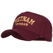 Vietnam Veteran Letters Embroidered Twill Cap