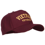 Vietnam Veteran Letters Embroidered Twill Cap