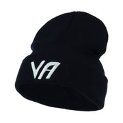 State VA Embroidered Long Beanie