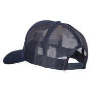 Fishing Grampy Embroidered Solid Cotton Mesh Pro Cap