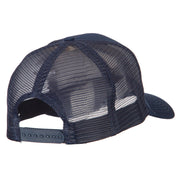 Fishing Grampy Embroidered Solid Cotton Mesh Pro Cap