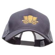 Classic Wagon New Big Size Trucker Mesh Cap - Grey OSFM