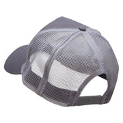 Classic Wagon New Big Size Trucker Mesh Cap - Grey OSFM