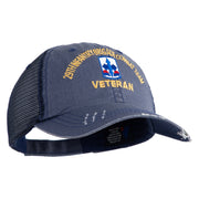 U.S. Army 29th Infantry Brigade Combat Team Embroidered Low Profile Special Cotton Mesh Cap - Navy OSFM