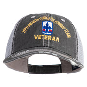 U.S. Army 29th Infantry Brigade Combat Team Embroidered Low Profile Special Cotton Mesh Cap - Black OSFM