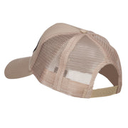 US Navy Retired Military Patched Mesh Back Cap