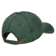 Love with Shamrock Embroidered Washed Cotton Cap